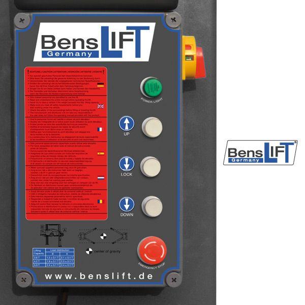 Benslift 2-Säulen Hebebühne 5t BL 2.50
